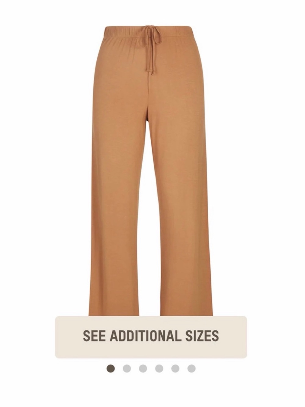 SKIMS soft sleep pants in brown xxs
